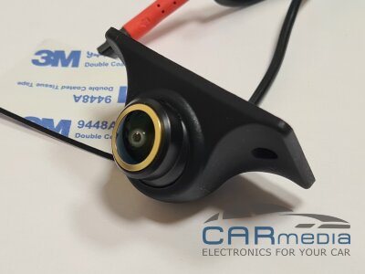 Универсальная автомобильная камера высокого разрешения CARMEDIA ZF-7203HG-1080P25HZ-CVBS (врезная на болту, тип "пирамидка") горизонтальной или вертикальной установки 360 градусов
