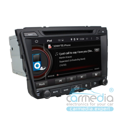  Hyundai Creta (с 2016г.в. по настоящее время) под аварийку и часы CARMEDIA KD-8106-P5-32 DSP Штатное головное мультимедийное устройство на OS Android 10