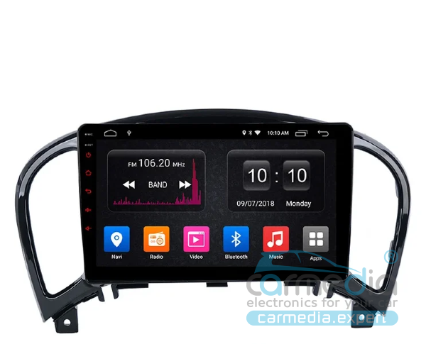 Nissan Juke 2010+ CARMEDIA OL-9672-P6-10 DSP Android 10 Штатное головное мультимедийное устройство