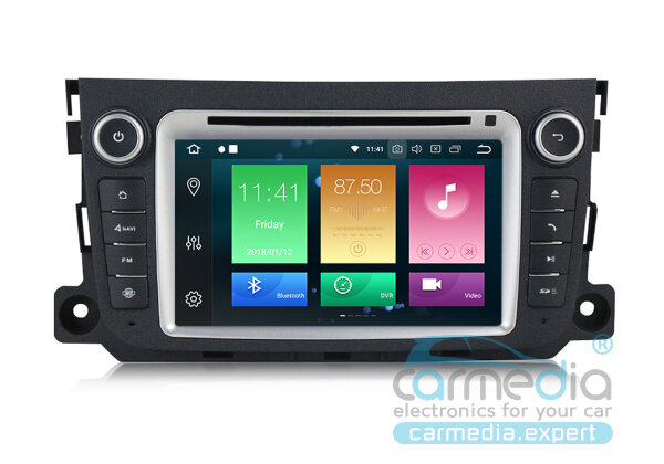 Mercedes Smart ForTwo/ForFour 2011-2014 CARMEDIA MKD-M794-P6-9 DSP Android 9.0 Штатное головное мультимедийное устройство