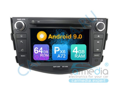 Toyota RAV4 2006-2012 CARMEDIA MKD-T784-P6-9 Android 9.0 Штатное головное мультимедийное устройство