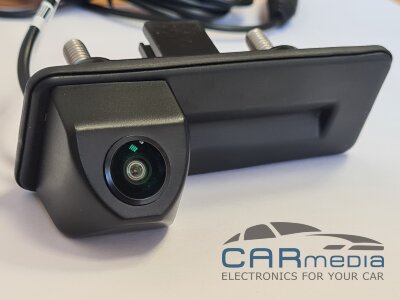 Skoda Octavia A5 (2004-2013), Superb 2 (2008-2015), Fabia в ручку открывания багажника CarMedia ZF-8012H-1080P25HZ Цветная штатная камера заднего вида AHD1080P25HZ-CVBS в ручку открывания багажника