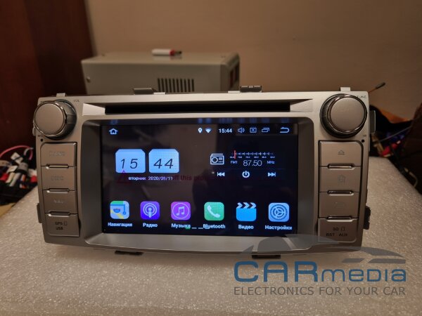 Toyota Hilux/Fortuner 2011-07.2015 CARMEDIA KD-6230-P30-9 DSP Android 9.0 Штатное головное мультимедийное устройство