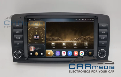 Mercedes R-класс 2005-2015 W251 (с физическими кнопками) CARMEDIA EW-M906-2K-8-128 (UIS7862 8x1,8 Ghz, 8Gb Ram, 128Gb ROM, DSP, 4G, AHD, 2K дисплей) Штатное головное мультимедийное устройство на OS Android 12