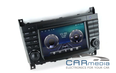 Mercedes G-класс W463 2007-2012, C-класс W203 рестайл 2004-2007, CLK, CLC, SLK (с физическими кнопками) CARMEDIA MKD-7013-S10-DSP-4G Android 13 Штатное головное мультимедийное устройство
