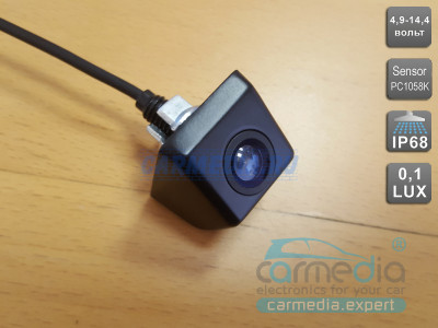  Универсальная автомобильная камера сенсор 1058K CARMEDIA CM-7507C-PRESIGE (врезная на болту, тип "пирамидка") 