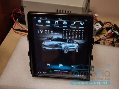 PORSCHE CAYENNE (с 2011г.в. по 2017г.в.) CARMEDIA NH-1004-P6-10 Tesla-Style Android 10 Штатное головное мультимедийное устройство