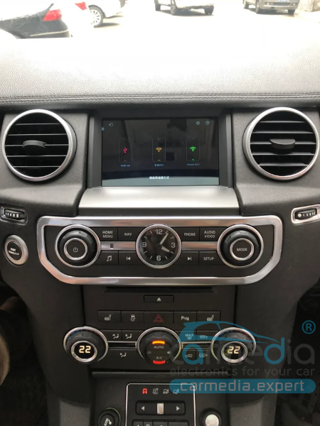 Land Rover Discovery (с 2009г.в. по 2012г.в.) DENSO CARMEDIA XN-R7002-P6 4G/LTE Штатное головное мультимедийное устройство на OC Android 9.0