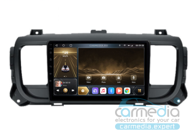  Citroen JUMPY, Peugeot TRAVELLER CARMEDIA OL-9934-K7 (UIS7862 8x1,8 Ghz, 6Gb Ram, 128Gb ROM, DSP, 4G, AHD) Штатное головное мультимедийное устройство на OS Android 10