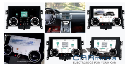 Экран управления климат-контролем CARMEDIA ZF-2008 для автомобилей LAND ROVER RR EVOGUE 2013-2018 BOSCH