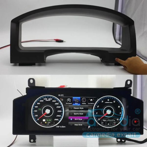 Toyota Land Cruiser 200 10.2015+ Цифровая панель LCD Android CARMEDIA NH-LCD-T02
