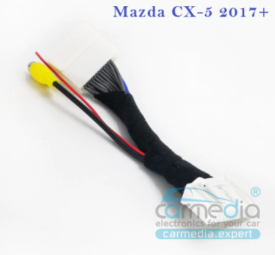 CARMEDIA MZD-CX5-17 Кабель для подключения камеры заднего вида на заводской монитор для Mazda CX-5 (с 2017 г.в. по настоящее время)​