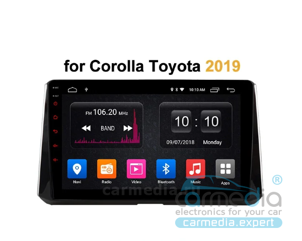 Toyota Corolla 2019+ CARMEDIA OL-1697-S9-DSP-4G Android 8.1 Штатное головное мультимедийное устройство