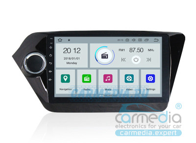 Kia RIO 2011+ (QB) CARMEDIA MKD-K901-P30-8 Android 9.0 Штатное головное мультимедийное устройство