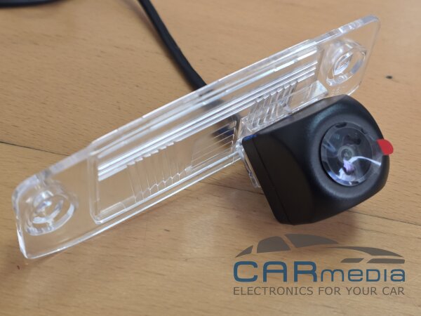 Hyundai/Kia (по списку совместимости в описании) CARMEDIA WDR-7237H2K-lamp-AHD1080P/720P-2K-2K Цветная штатная камера заднего вида разрешения 2K для автомобилей в планку над номером