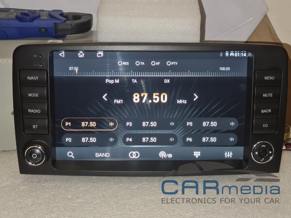  Mercedes Benz ML класс W164 2005-2011, GL класс X164 2006-2012 (с физическими кнопками) CARMEDIA EW-9950-128 (UIS7862 8x1,8 Ghz, 6Gb Ram, 128Gb ROM, DSP, 4G, AHD) Штатное головное мультимедийное устройство на OS Android 12
