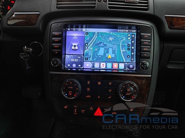  Mercedes R-класс 2005-2015 W251 (с физическими кнопками) CARMEDIA EW-M906-128 (UIS7862 8x1,8 Ghz, 6Gb Ram, 128Gb ROM, DSP, 4G, AHD) Штатное головное мультимедийное устройство на OS Android 12