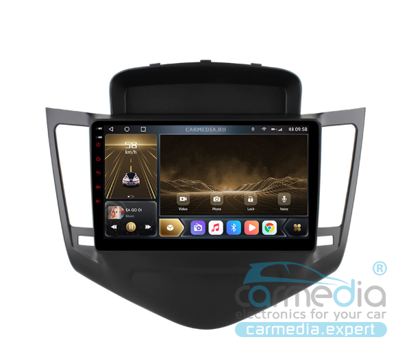  Chevrolet Cruze (с 2009г.в. по 2012г.в.) CARMEDIA OL-9222-K7 (UIS7862 8x1,8 Ghz, 6Gb Ram, 128Gb ROM, DSP, 4G, AHD) Штатное головное мультимедийное устройство на OS Android 10