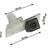 Kia Ceed SW 2012+, Cerato 2008+ CarMedia CM-7212KB CCD-sensor Night Vision (ночная съёмка) с линиями разметки (Линза-Стекло) Цветная штатная камера заднего вида