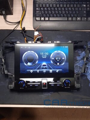  Toyota ALPHARD с 2015г.в. по 2019г.в. CARMEDIA KP-T1101 (TS10 8x2,3 Ghz, 6Gb Ram, 128Gb ROM, IPS LCD, Wi-Fi, Bluetooth,  external microphone, 4G встроен, DSP) Штатное головное мультимедийное устройство на OS Android 10