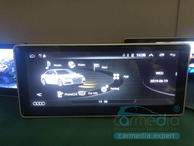 Audi Q5 2008-2016 (для высоких комплектаций) CARMEDIA XN-A1001-MTK 4G Штатное головное мультимедийное устройство на OC Android 8.1