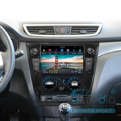 Nissan X-Trail 2015+ (T32) CARMEDIA ZF-1209 Tesla-Style Штатное головное мультимедийное устройство