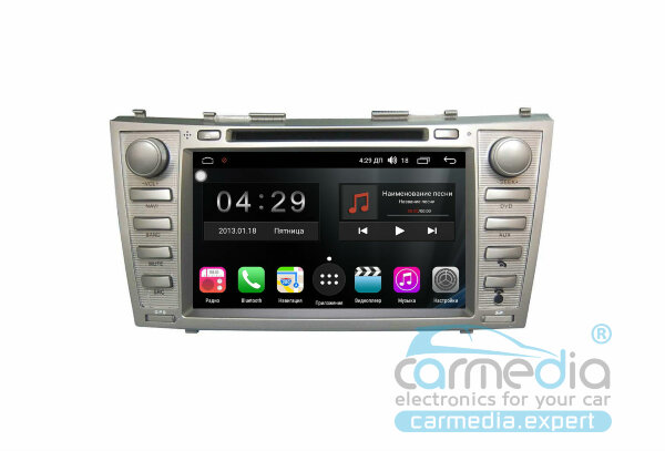 Toyota Camry V40 2006-2011   CARMEDIA QR-7051-T8 (A064) Штатное головное мультимедийное устройство на OC Android 8.1