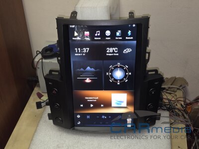 Lexus LX570 (с 2007гв. по 2015г.в.) CARMEDIA ZF-1819-GE-360-DSP-8-128-LTE Tesla-Style (Android 13, 8x2.0 Ghz, 8Gb Ram, 128Gb ROM, SL4745 FM, TDA 7850, DSP6ch, Bluetooth 5.0, Glonass&gps, AHD, CarPlay, HDMI, вторая зона, 4G встроен, 1080p camera, 1920*1080