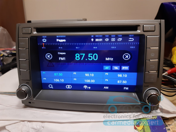 Hyundai H1 / Grand Starex 2007-2015 CARMEDIA KD-6224-P30-9 DSP Android 9.0 Штатное головное мультимедийное устройство