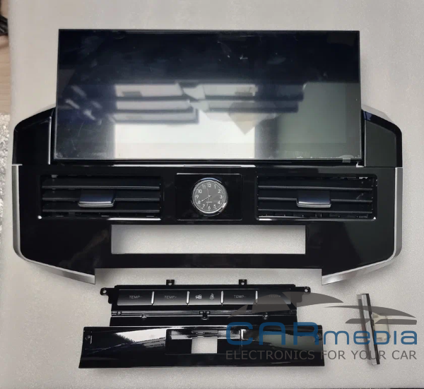 Toyota Land Cruiser 200 2007-2015 (для топовых комплектаций с заводской камерой и круговым обзором) CARMEDIA KP-T1206WF (TS10 8x2,3 Ghz, 8Gb Ram, 128Gb ROM, IPS LCD, Wi-Fi, Bluetooth,  external microphone, 4G встроен, DSP) Штатное головное мультимедийное 