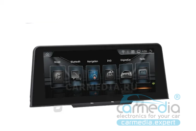 BMW 1 серия 2018+ EVO (для комплектаций с оригинальным дисплеем) CARMEDIA XN-B8004-Q8-10 Android 10 Штатное головное мультимедийное устройство