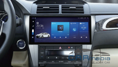 Toyota Camry (с 2014г.в. по 2018г.в.) кузов V55 CARMEDIA HP-T1205 (UIS7862 8x1.8 GHz, 6Gb Ram, 128Gb ROM, IPS LCD, Wi-Fi, Bluetooth,  external microphone, 4G встроен, DSP AK7738) Штатное головное мультимедийное устройство на OS Android 12