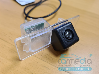 AUDI A1, A3 (с 2011 г.в.), A4 08-, A5, A6 (с 2011 г.в.), Q3, Q5, TT LED ALL CarMedia CMD-AVG-AU03 CCD-sensor Night Vision (ночная съёмка) с линиями разметки (Линза-Стекло) Цветная штатная камера заднего вида