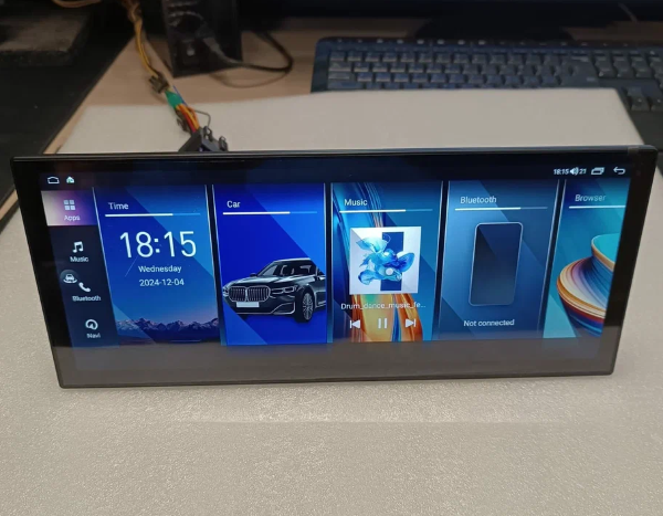 ​CARMEDIA HP-HU123LE-6128-UH ​монитор для рамок LUXONE в стиле LEXUS Android 12 UIS 7862 8x2.0 GHz TS10 6Gb Ram 128Gb ROM 12.5" 