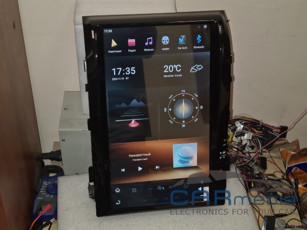 Toyota Land Cruiser 200 2007-2015 (для топовых комплектаций с заводской камерой и круговым обзором) CARMEDIA ZF-1816-GE-360-DSP-8-128-LTE Tesla-Style (Android 13, 8x2.0 Ghz, 8Gb Ram, 128Gb ROM, SL4745 FM, TDA 7850, DSP6ch, Bluetooth 5.0, Glonass&gps, AHD,