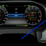 Toyota Land Cruiser 200 2007-2015 Цифровая панель LCD на OS LINUX CARMEDIA NH-LCD-T01