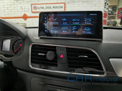  Audi Q3 (с 2013г.в. по 2018г.в.) CARMEDIA MRW-A8801-11 (Android 11.0, MTK 8783 8x1,6 GHz, 8Gb Ram, 64Gb ROM, 4G встроен, CARPLAY) Штатное головное мультимедийное устройство на OS Android 11