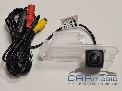 Киа Рио 4 (с 2017г.в. по настоящее время) CARMEDIA ZF-7252H-1080P25HZ Цветная штатная камера заднего вида AHD1080P25HZ-CVBS для автомобилей в планку над номером