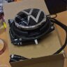Volkswagen Polo VI (с 2020г.в. по 2022г.в.) моторизированная вместо заводской эмблемы CarMedia CM-VWG-POLO-EMB CVBS-sensor Night Vision (ночная съёмка) с линиями разметки (Линза-Стекло) Цветная штатная камера заднего вида