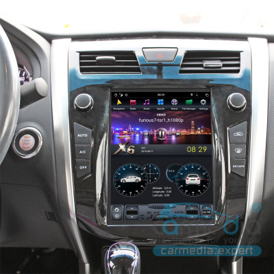 Nissan Teana 2014+ (L33) комплектация с монохромным дисплеем CARMEDIA ZF-1058-P6 Tesla-Style Штатное головное мультимедийное устройство