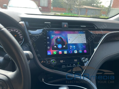  Toyota CAMRY V70 2018+ (комплектации: классик, стандарт плюс, элеганс, элеганс сэйфти) CARMEDIA OL-1695-K7 (UIS7862 8x1,8 Ghz, 6Gb Ram, 128Gb ROM, DSP, 4G, AHD) Штатное головное мультимедийное устройство на OS Android 10