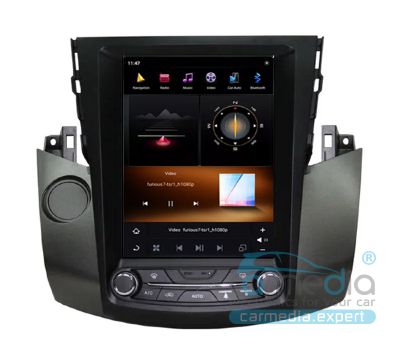 Toyota RAV4 III пок (c 2006г.в. по 2012г.в.) в т.ч. комплектация со штатным монитором CARMEDIA ZF-1121-Q6-DSP-8-128-LTE Tesla-Style (Android 11.0, 8x2.0 Ghz, 8Gb Ram, 128Gb ROM, SL4745 FM, TDA 7850, DSP6ch, Bluetooth 5.0, Glonass&gps, AHD, CarPlay, HDMI, 