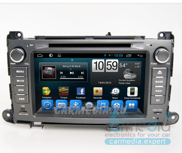 Toyota Sienna CARMEDIA KR-8086-DSP-9 Штатное головное мультимедийное устройство на OC Android 9.0