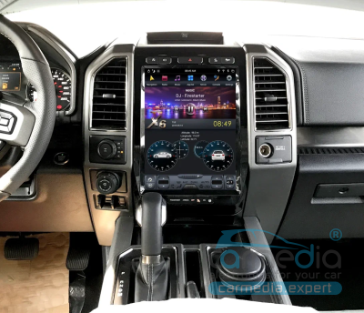 Ford F150 2015-2019 (SYNC 2) CARMEDIA ZF-1306H-S2-DSP-X6-64 Tesla-Style (RK PX6 6x2.0 Ghz, 4Gb Ram, 64 Gb ROM, DSP) Штатное головное мультимедийное устройство