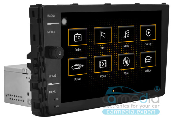 Volkswagen PASSAT B8 2016+, TIGUAN 2016+, TERRAMONT, GOLF 7 CARMEDIA ASR-MIB4-928-MQB-DSP-4G (SC9853 8x1,6 Ghz, 4Gb Ram, 64Gb ROM) Штатное головное мультимедийное устройство