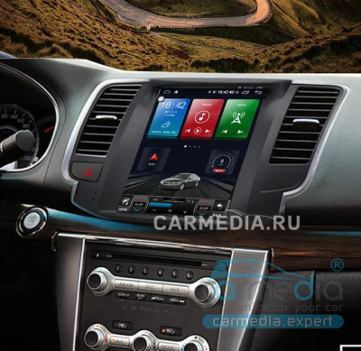 Nissan TEANA 2008-2013 (для комплектаций с цветным дисплеем, проводка infinity) CARMEDIA NH-N1000-10-DSP Штатное головное мультимедийное устройство на OC Android 10