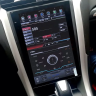 Ford Mondeo V 2015+ top level (Sync3) поддержка массажных кресел CARMEDIA ZF-1201-S3-DSP-X6-64 Tesla-Style (RK PX6 6x2.0 Ghz, 4Gb Ram, 64 Gb ROM, DSP, BT4.0, 1920*1080) Штатное головное мультимедийное устройство