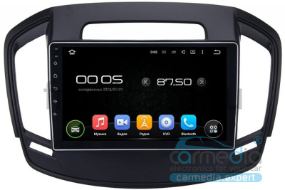 Opel Insignia 2009–2013 дорестайл, взамен CD300 и CD400, коричневый CARMEDIA KD-9618-P3-7 Штатное головное мультимедийное устройство на Android 7.1