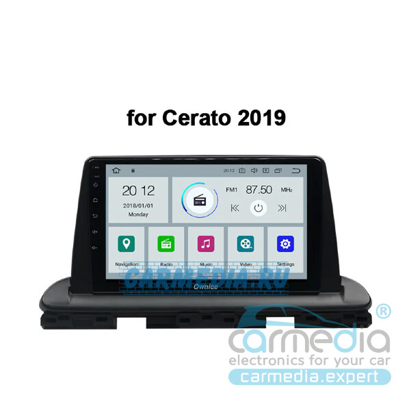  KIA CERATO 2018+ CARMEDIA OL-9760-P5-9 DSP Штатное головное мультимедийное устройство на OS Android 9.0