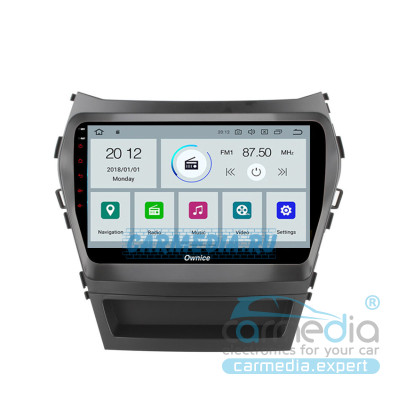  Hyundai Santa Fe 2012+ (DM), Grand Santa Fe 2014+ (для высоких комплектаций) CARMEDIA OL-9703-P5-9 DSP Штатное головное мультимедийное устройство на OS Android 9.0